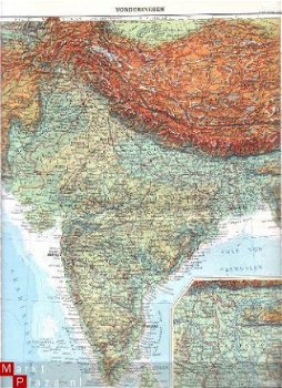 oud landkaartje India - 1