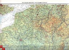 oud landkaartje Belgie & Luxemburg