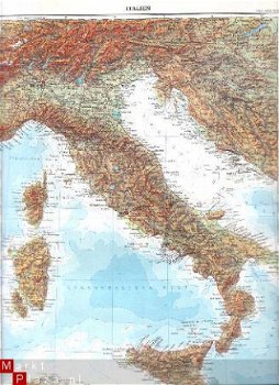 oud landkaartje Italie - 1