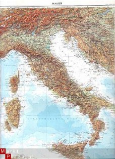 oud landkaartje Italie