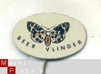 beer vlinder blik speldje (S_036) - 1