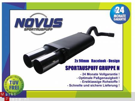 Novus Sport Uitlaat Astra F 2x90mm RL-Design - 1