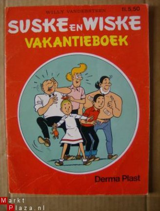 suske en wiske vakantieboek derma plast - nr. 1