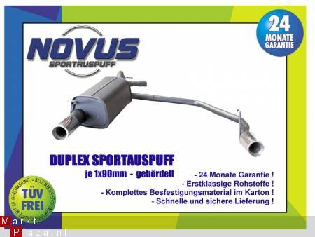 Novus Links/Rechts Einddemper Alfa 147 90mm - 1