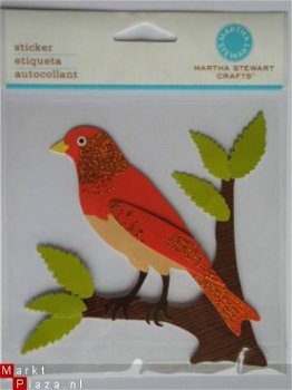 martha stewart orange bird and branch - 1