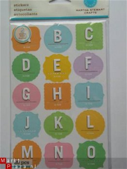 OPRUIMING: martha stewart layered block alphabet - 1