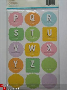 OPRUIMING: martha stewart layered block alphabet - 2