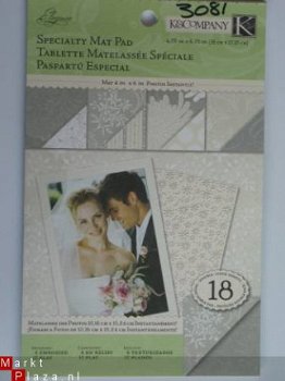 K&Company elegance mat paper pad - 1