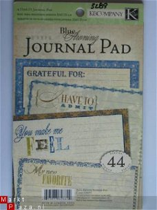 K&Company blue awning journal paper pad