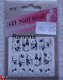 3D Nagel stickers mv05 tribal Zwart Wit nail art - 1 - Thumbnail