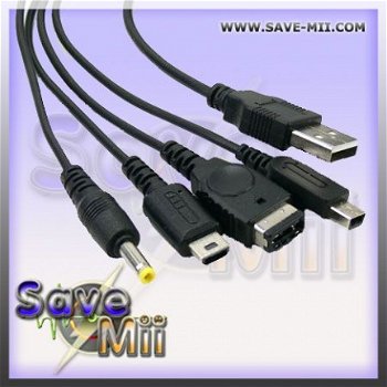 USB 5in1 oplaadkabel - 1