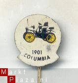 columbia 1901 blik auto speldje (T_077) - 1