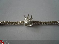 zilveren (925) Pandora-style kroontje