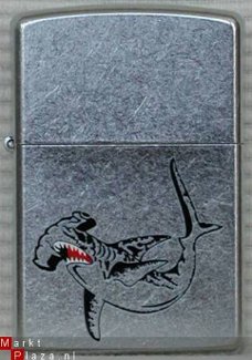 Zippo Aansteker Ocean view shark frenzy 2006 NIEUW A28