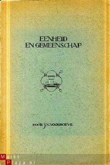 Voorhoeve, JN; Eenheid en Gemeenschap