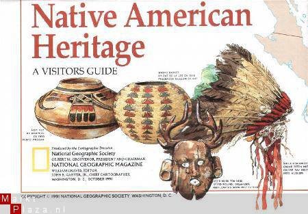 landkaart NG Native American Heritage - 1