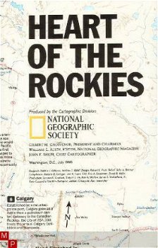 landkaart NG Heart of the Rockies - 1