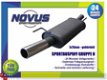 Novus Sport Einddemper Golf 1 Cabrio 1x76mm Rond - 1 - Thumbnail