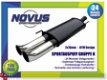 Novus Sport uitlaten Golf 4 2x76mm DTM Design - 1 - Thumbnail