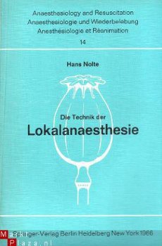 Nolte, Hans; Die Technik der Lokalanaesthesie - 1