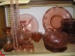 GLAS...roze glas,oud-roze,oudroze glas,serviesdelen,diversen items. - 2 - Thumbnail