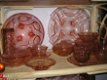 GLAS...roze glas,oud-roze,oudroze glas,serviesdelen,diversen items. - 3 - Thumbnail