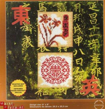 Janlynn/Lanarte Origineel pakket Chinese Flowers - 1