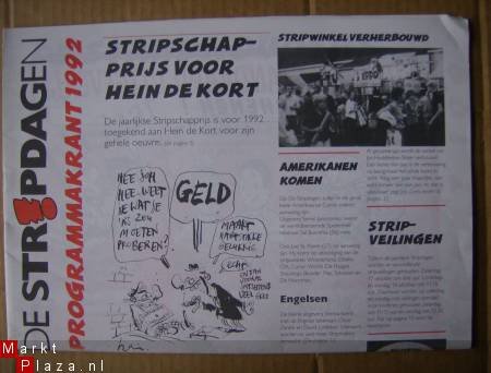 de stripdagen programmakrant - 1