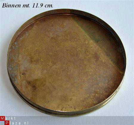 === Achterdeksel = pendule = oud === 4739 - Afbeelding 2