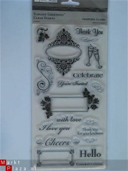 the paper company clear stamp elegant greetings - 1