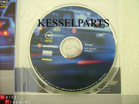 Opel dvd100 europa dvd 100 navi 2009/2010 orgineel - 1