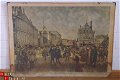 Schoolplaat van De Dam te Amsterdam 1666. - 1 - Thumbnail