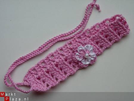 ** Gehaakte haarband (ROSA) - Afbeelding 2
