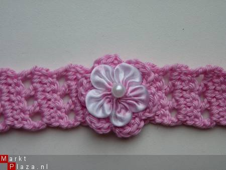 ** Gehaakte haarband (ROSA) - Afbeelding 3