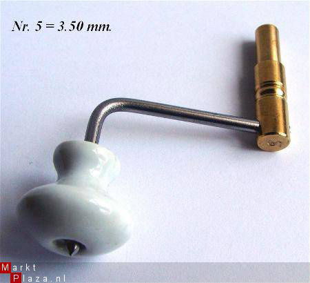 ==Sleutel gewicht regulateur = porseleinen knop = nieuw 5171 - nr. 1