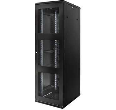 19 inch serverkast patchkast serverrack 32U glazen deur afmeting BxDxH 600x800x1600mm - 2