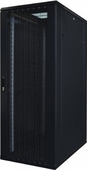 32U 19inch serverkast patchkast serverrack metalen geperforeerde deuren 600x1000x1600mm - 1