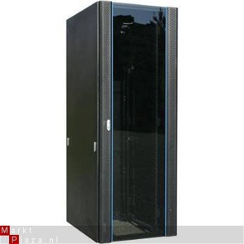 37U 19 inch serverkast patchkast glazen deur afmeting 600x600x1800mm - 1