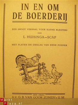 In en om de boerderij L. Huisinga-Scaf Henk Poeder - 1