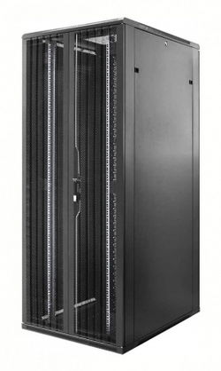47U 19inch Serverkast stalen geperforeerde split voor en achterdeuren afmeting (BxDxH) 800x800x2200