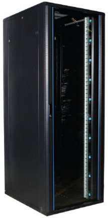 19inch serverkast patchkast 47U glazen voordeur (BxDxH) 800x1000x2200mm - nr. 1