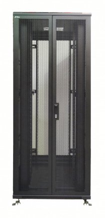 47U 19" serverkast patchkast stalen geperforeerde split deuren voor en achter (BxDxH) 800x1000x2200 - Afbeelding 2
