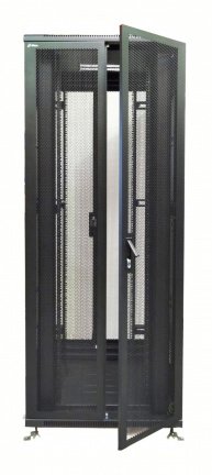 47U 19" serverkast patchkast stalen geperforeerde split deuren voor en achter (BxDxH) 800x1000x2200 - Afbeelding 3