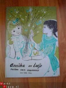 Annika en Lotje ruilen van mammie door Ann Mari Falk