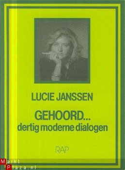 Janssen, Lucie; Gehoord...dertig moderne dialogen - 1