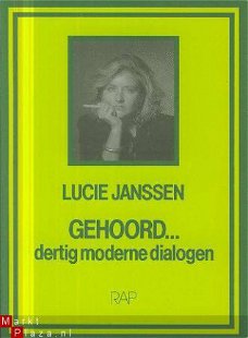 Janssen, Lucie; Gehoord...dertig moderne dialogen