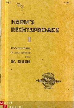 Eisen, W; Harm's Rechtsproake (2 exemplaren) - 1