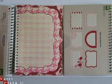 making memories spiral journaling notebook rouge