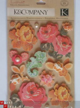 K&Company grand adhesion handmade floral GERESERVEERD - 1