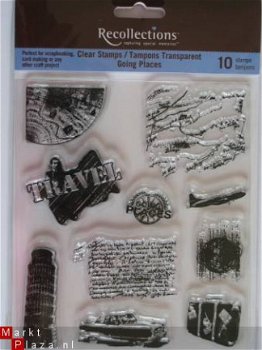 recollections clear stamp going places - 1